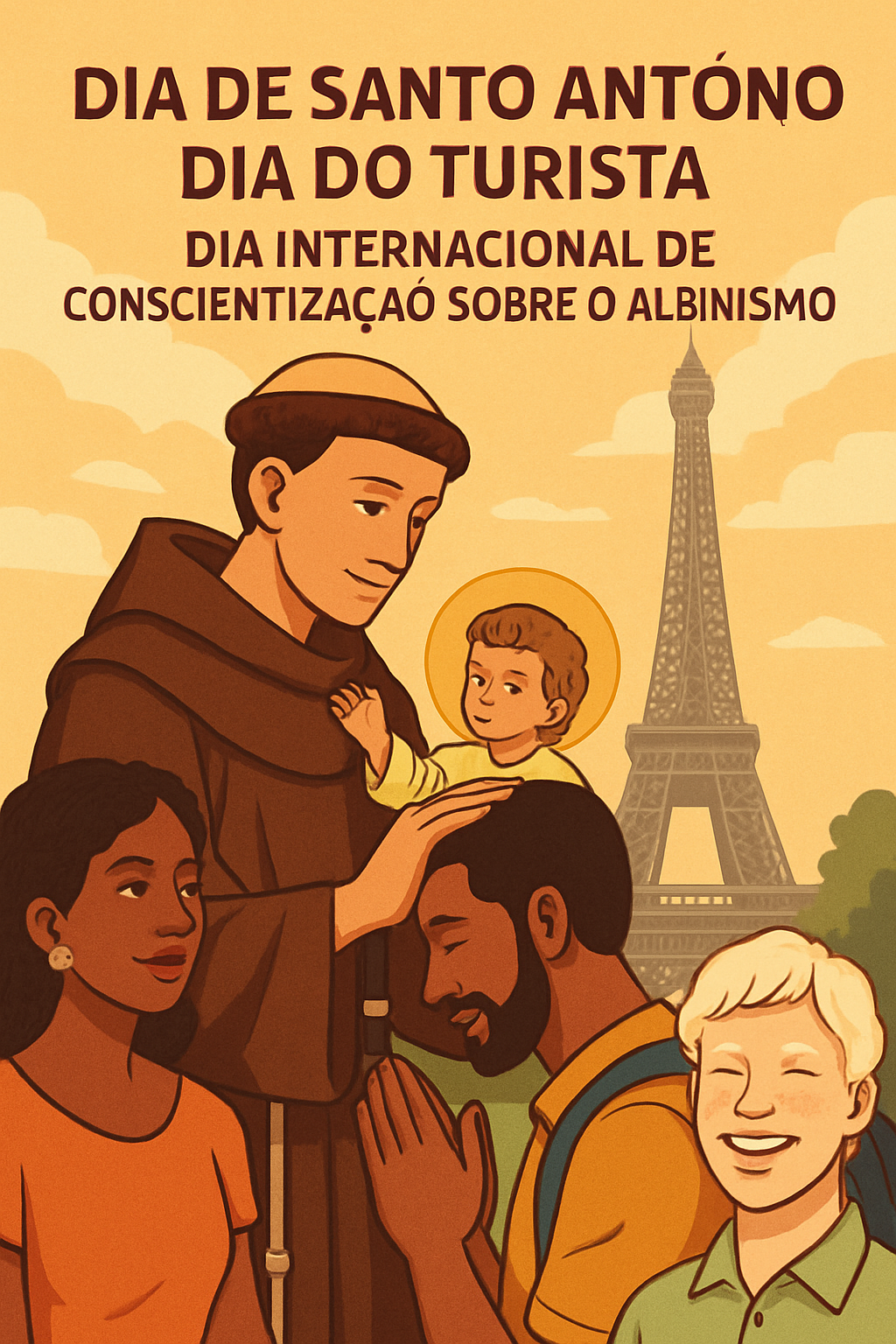 Dia de Santo Antônio, Dia do Turista, Dia Internacional de Conscientização sobre o Albinismo