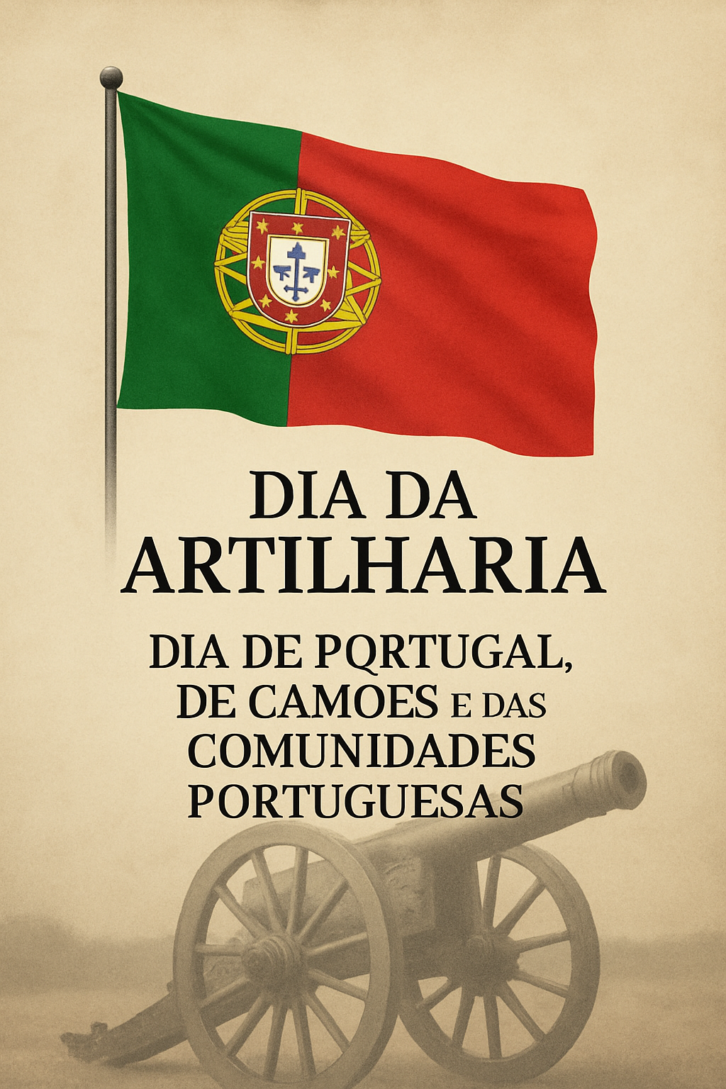 Dia da Artilharia, Dia de Portugal, de Camões e das Comunidades Portuguesas